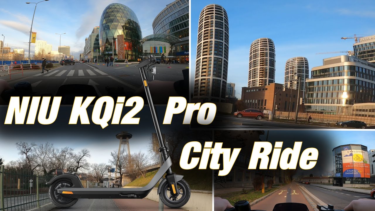 NIU KQi2 Pro City Ride and the dangers of riding near cars 😱