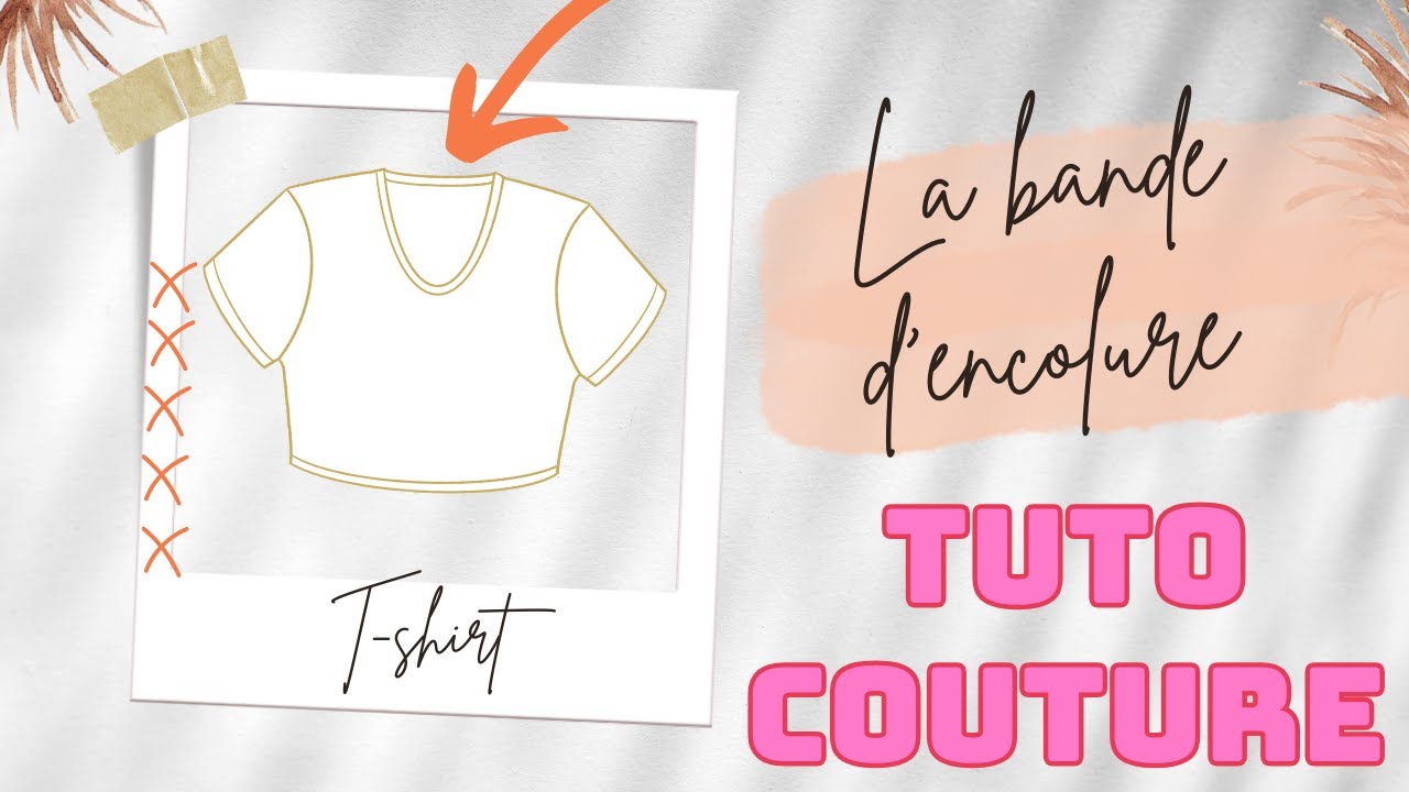 Coudre une bande d'encolure sur un t-shirt