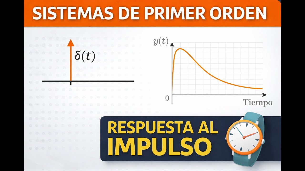 1.3 Sistemas de Primer Orden -  Respuesta al Impulso Unitario