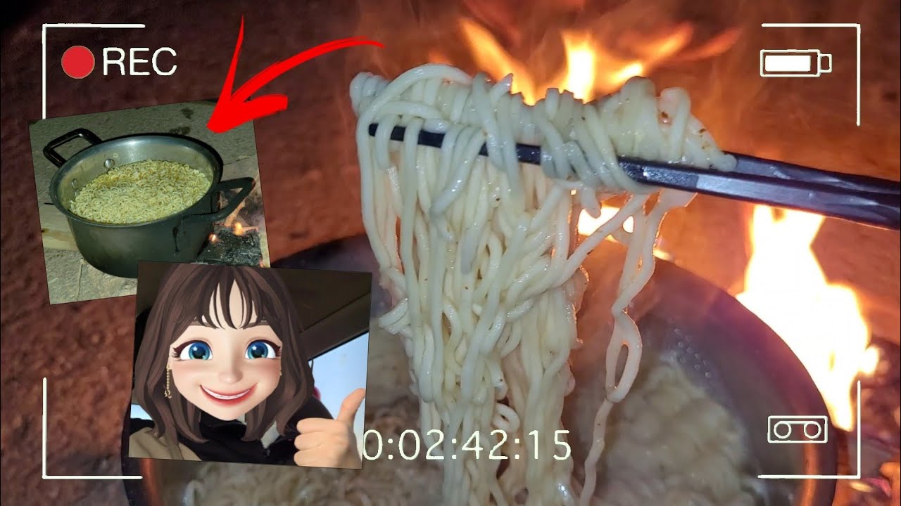 رحت مكان مهجور وطبخت اندومي بالظلام😨