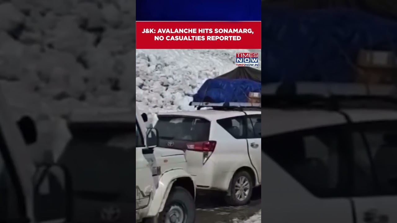 Kashmir: Avalanche Hits Jammu And Kashmir's Sonamarg, No Casualties Reported #shorts