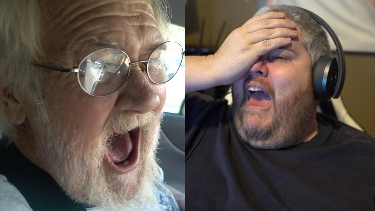 Angry Grandpa - The Little Caesars Smokehouse Pizza!