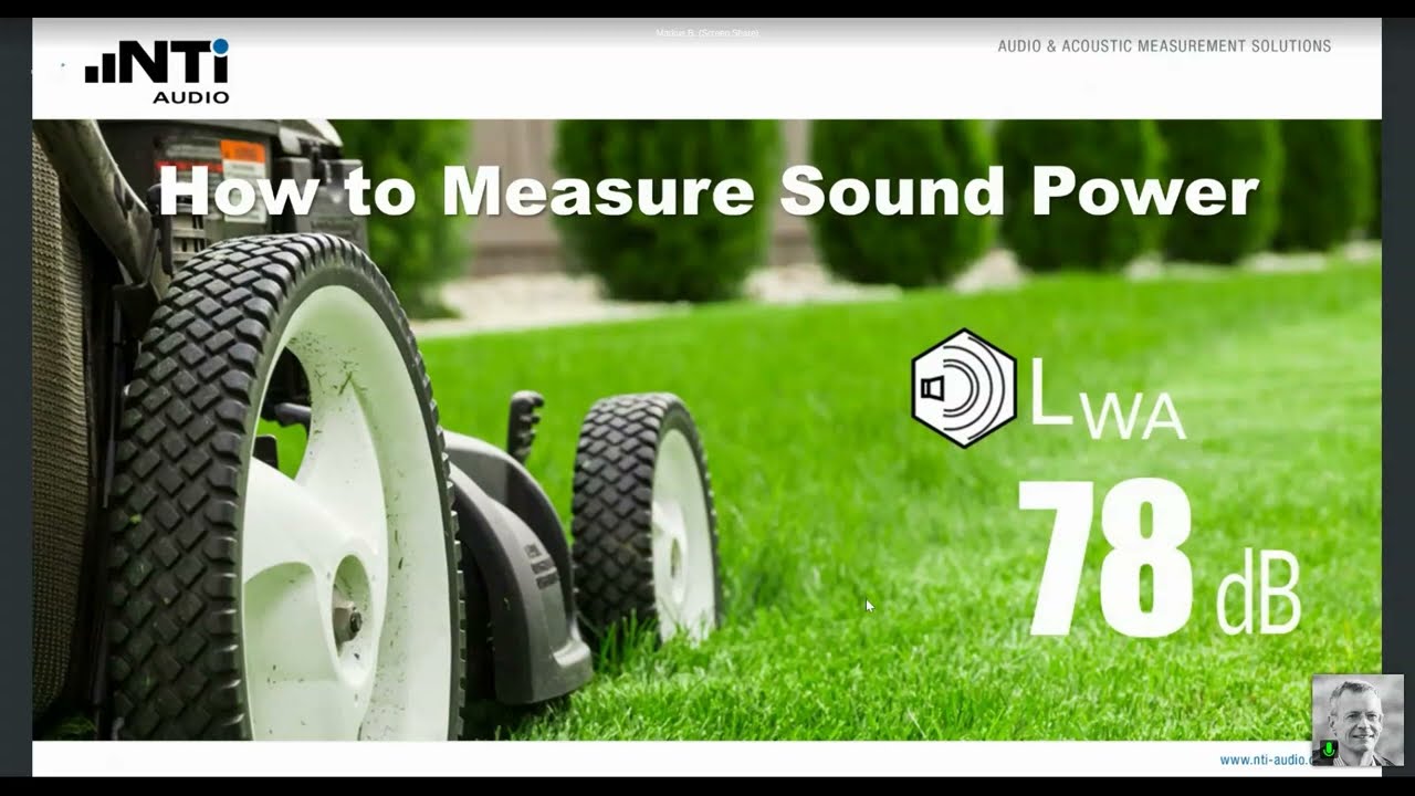 NTi Audio Webinar: How to Measure Sound Power