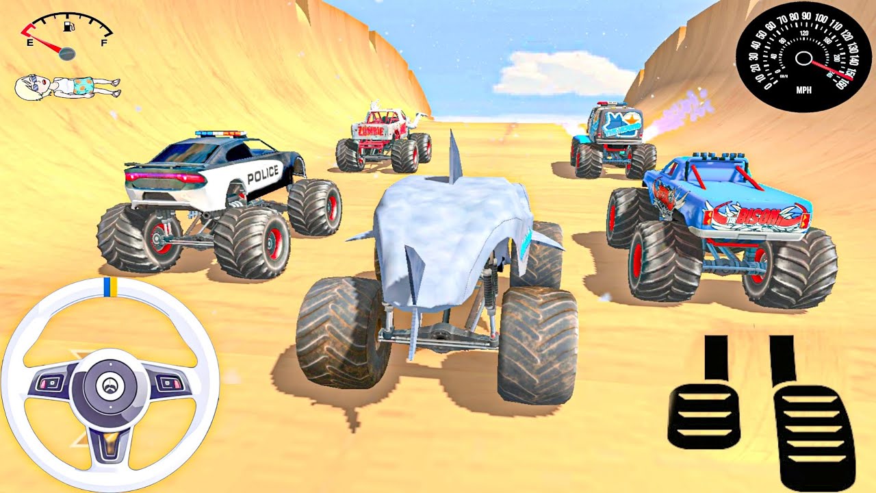 Car race ramp stunts challenge🤯 3d android games offline