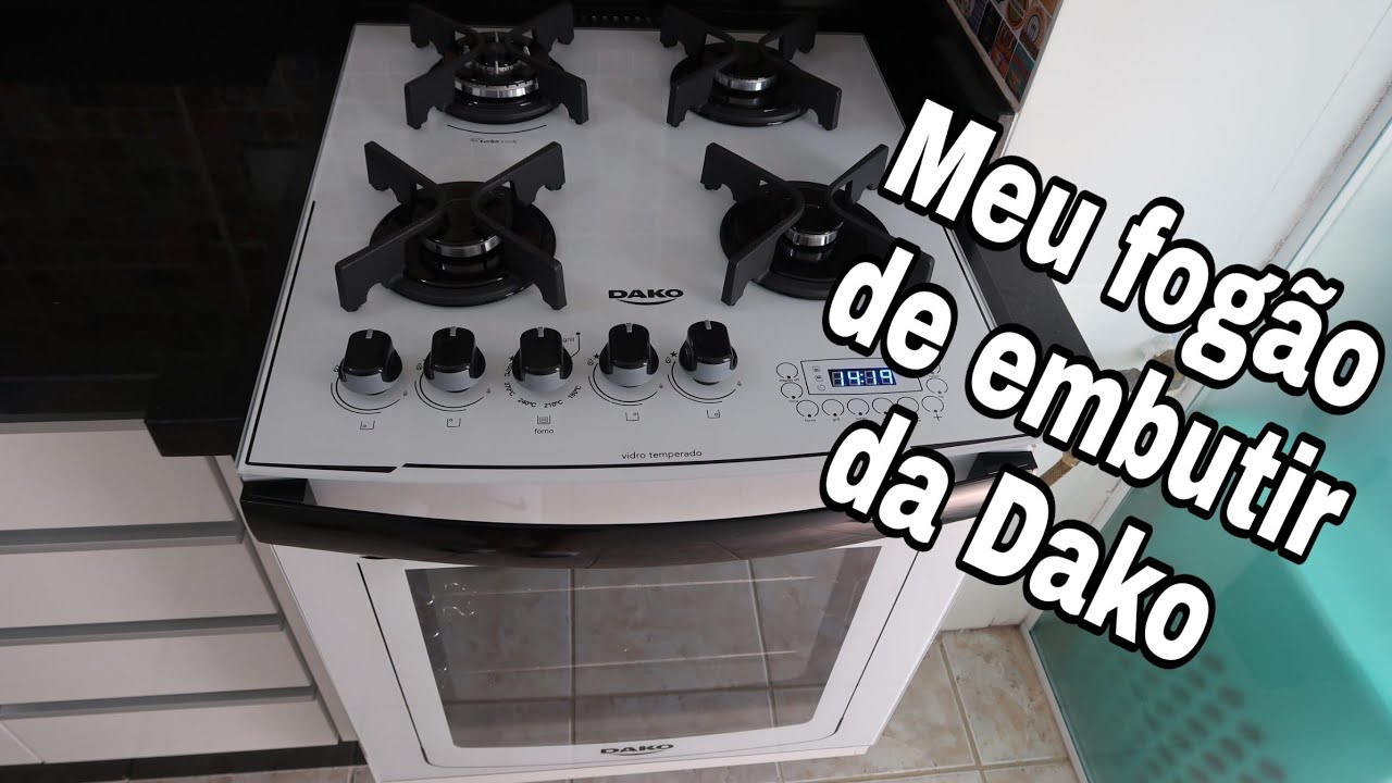 Dako fogão de embutir Dakolors - Resenha
