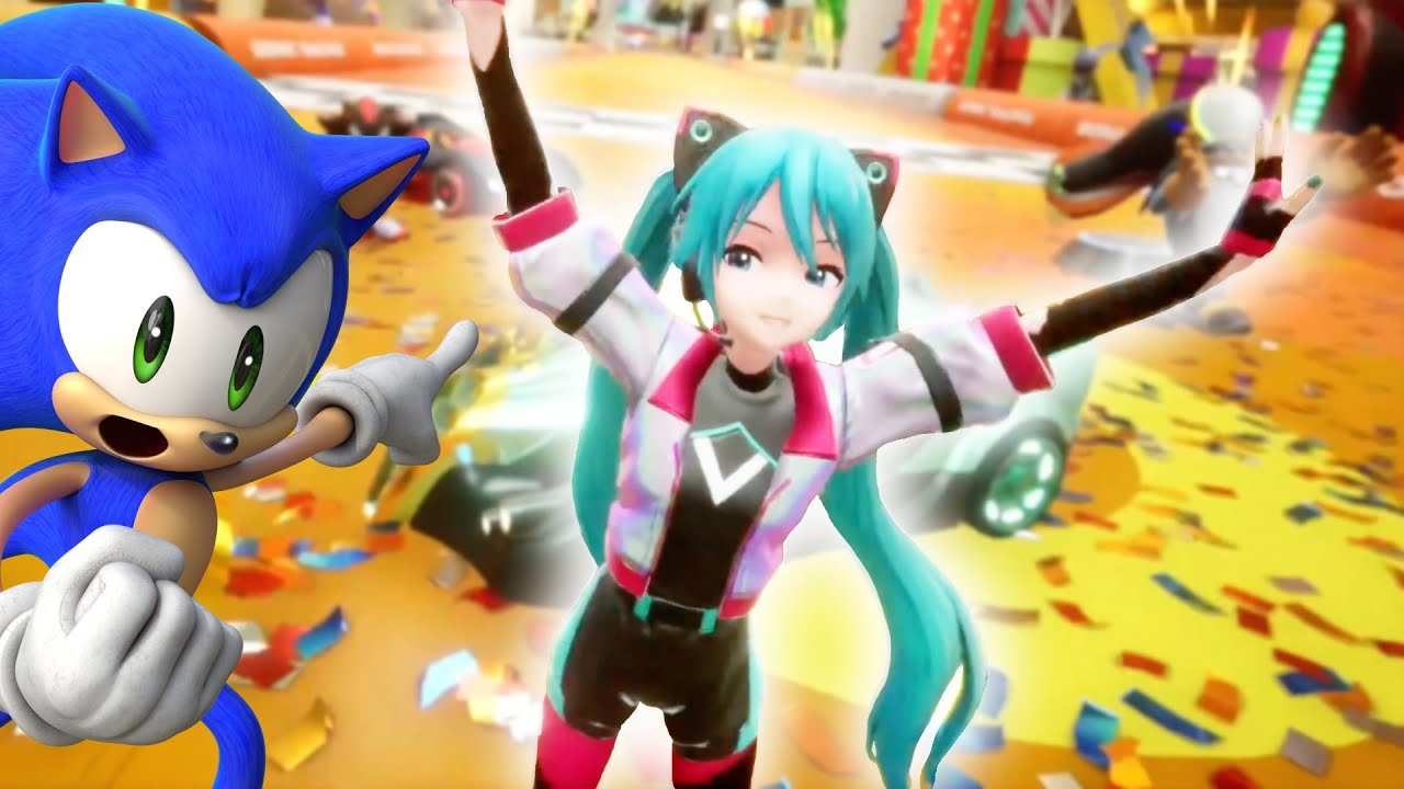 So they put Hatsune Miku in a Sonic game | Sonic Racing: CrossWorlds Gameplay