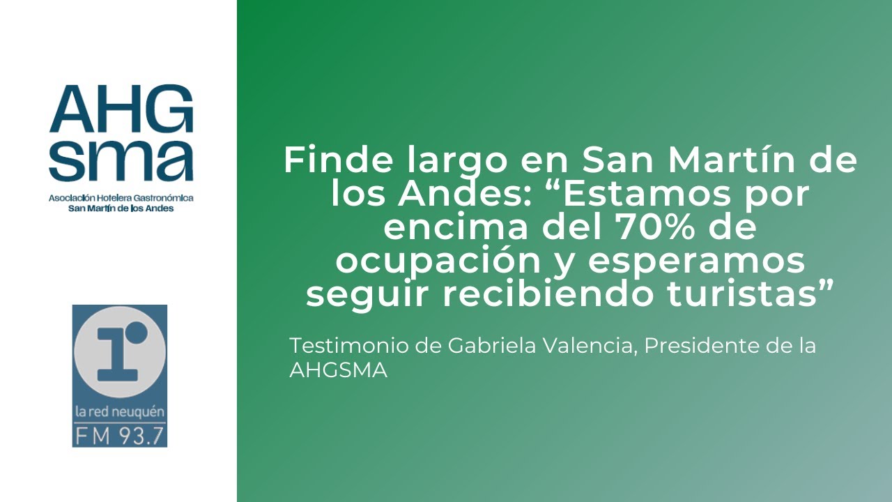 Finde largo en San Martín de los Andes: “Estamos por encima del 70% de ocupación