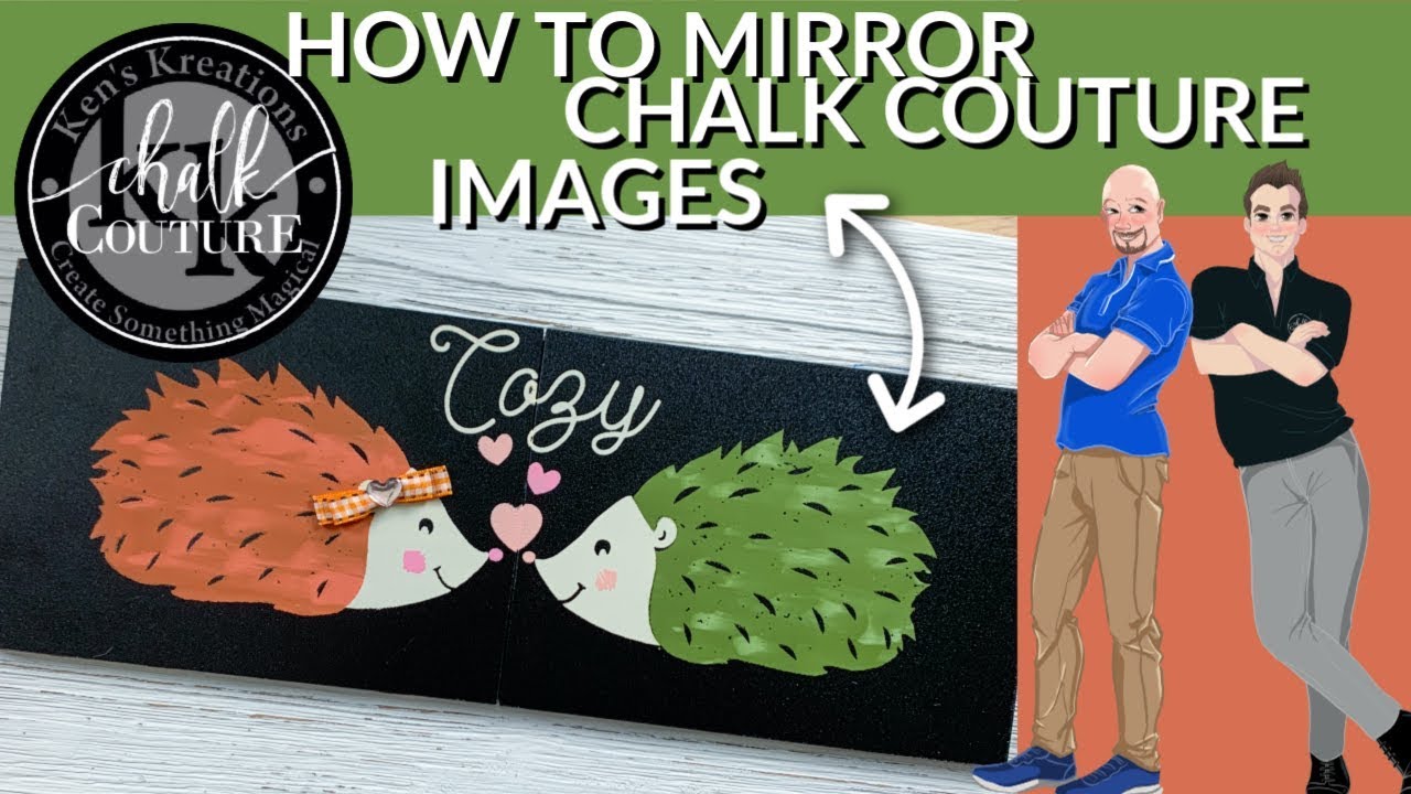 Chalk Couture How To Mirror Images With Same Transfer