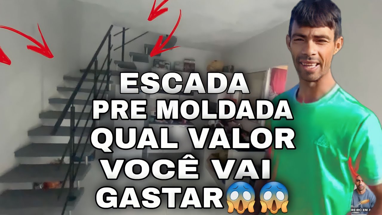 escada pré moldada preço veja quanto vc vai gastar ??😱