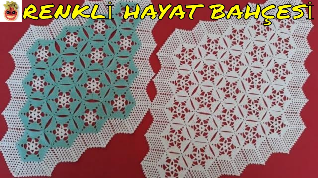 Çeyizlik Dantel Tepsi Örtüsü - Oda Takımı - Masa Örtüsü  -  Motif  Anlatımlı Yapılışı