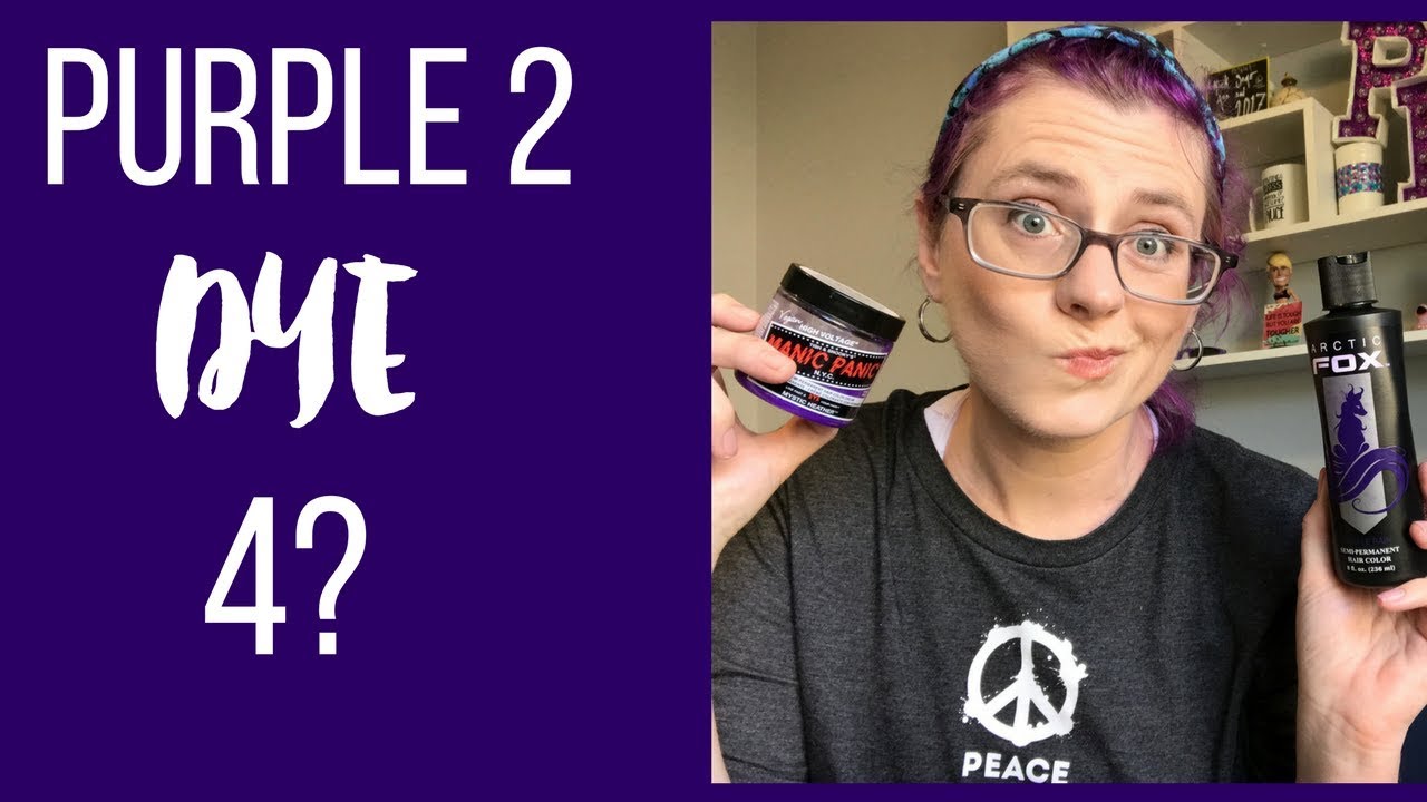 Purple Hair Color | Manic Panic or Arctic Fox 🍇