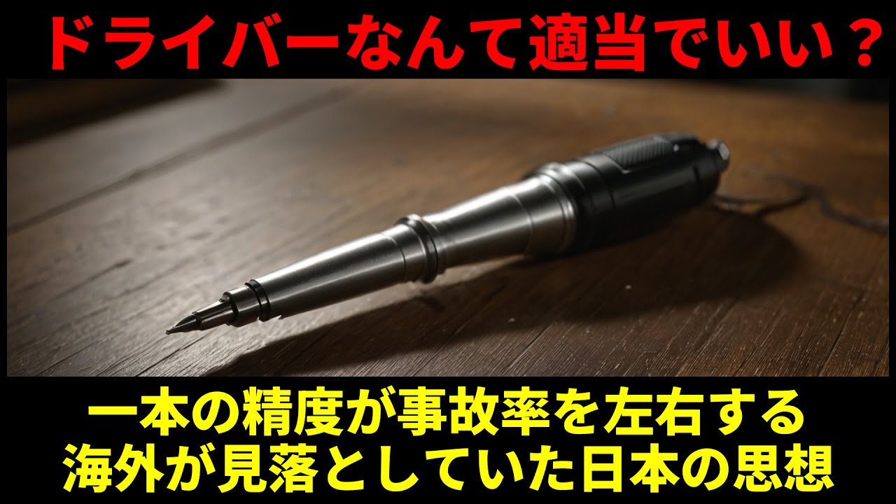 【海外の反応】「ドライバーなんて適当でいい」──そう言われた日本製が、世界の現場で手放せなくなった理由