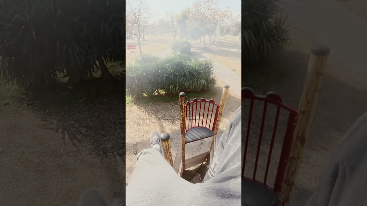 Bella Ciao Playground Parkour Climbing And Sliding POV