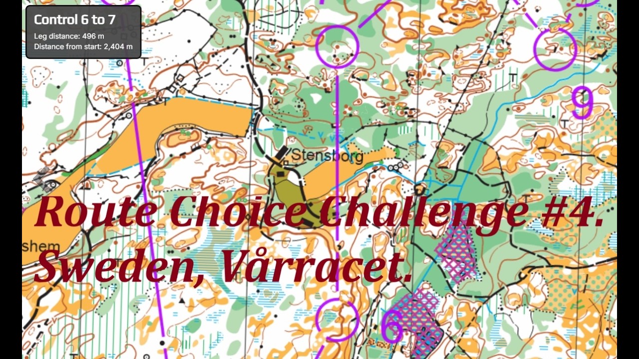Route Choice Challenge #4. Sweden, Vårracet.