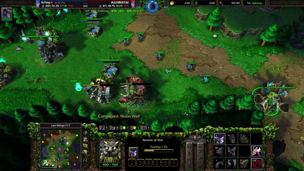 【绝对异想天开的战术 裸奔3栖木爆奇美拉】Warcraft III 1v1 vs 🇨🇳Nightelf MMR 1831 W3C 2.0.3.2 魔兽争霸III：重制版