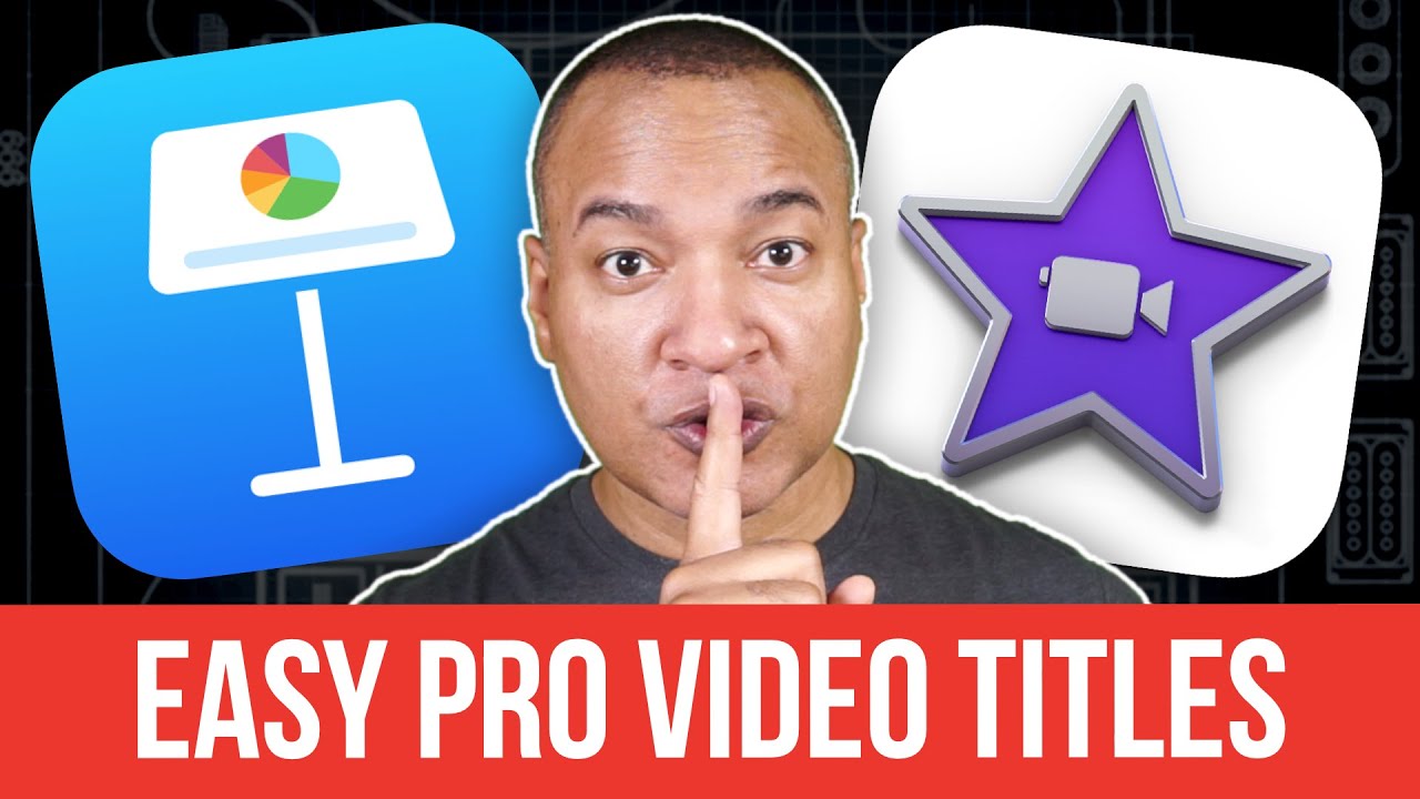 Бесплатные титры для iMovie — с помощью Keynote.