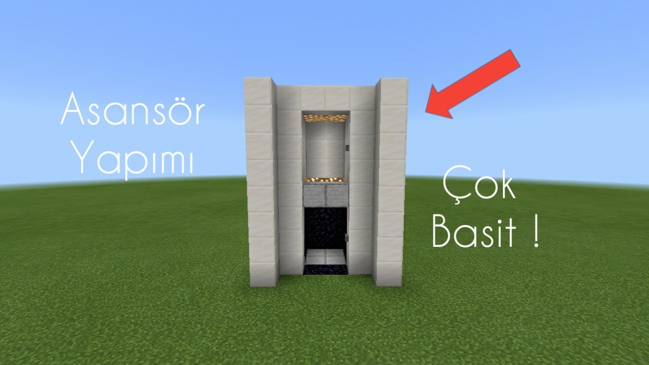 Minecraft PE Asansör Yapımı ! - TÜM VERSİYONLAR 1.10.0+