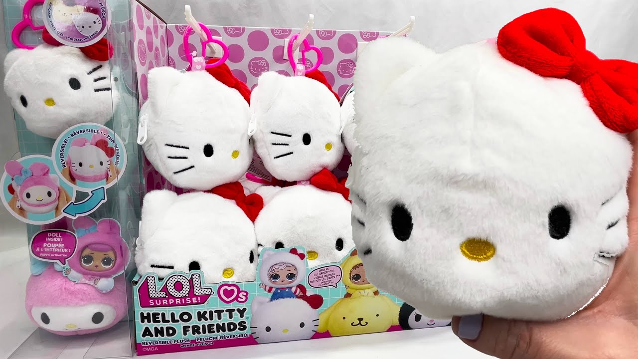 UNBOXING LOL Surprise ASMR Hello Kitty Plushies Oddly Satisfying NO Talking
