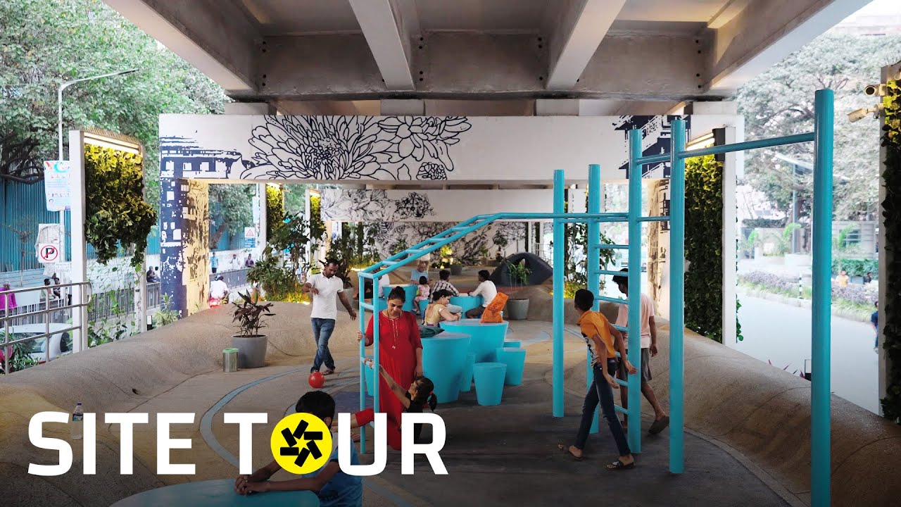 This BMC Flyover in Mumbai is a transformation from Concrete to Community (Site Tour).