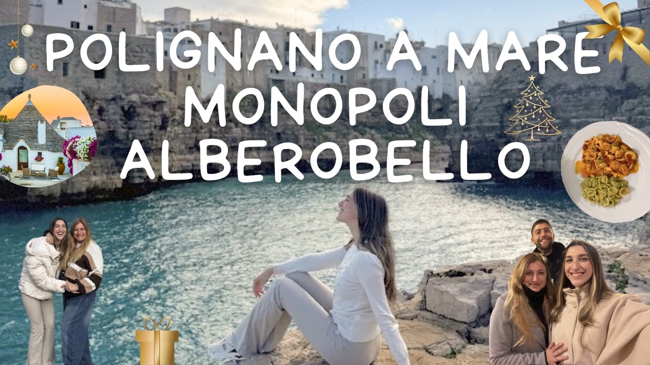 ESTO ES REAL?!! Polignano a Mare - Monopoli - Alberobello Navidad!! 🎄🇮🇹  24/12/2025