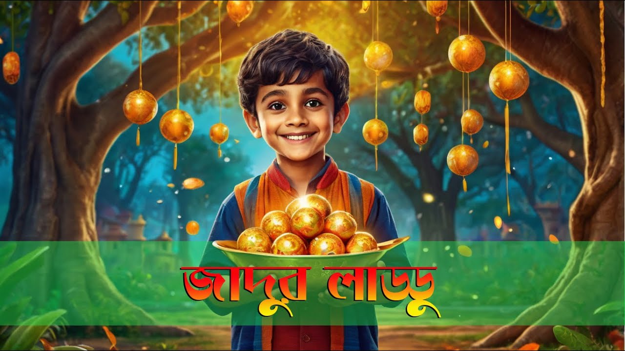 🧁✨ জাদুর লাড্ডু | Bengali Moral Story for Kids | Bangla Animated Cartoon | Educational Fairy Tale|