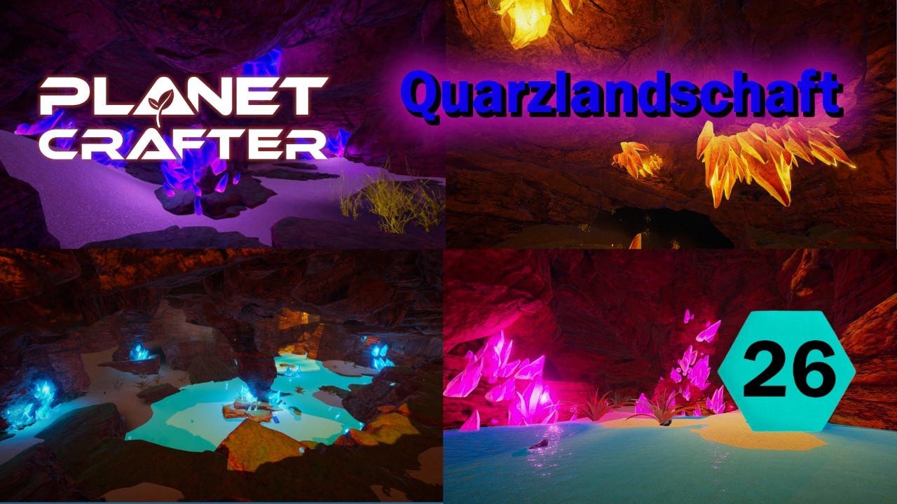 Planet Crafter #26 –Ein leuchtendes Paradies! ✨ Quarz-Höhlen entdeckt