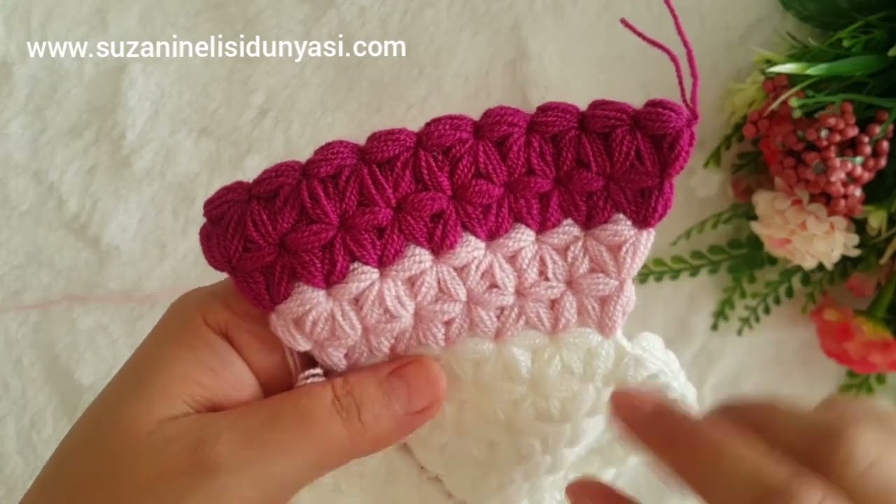 ✅️🍀En Çok Sipariş Alan Lif Modeli ✅️🍀Çiçek Çemberi Kese Lif Modeli ✅️🍀crochet soap cloth