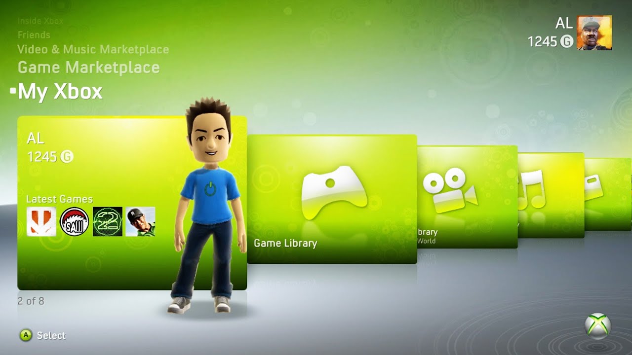 Изучаем панель управления Xbox 360 NXE в 2021 году!