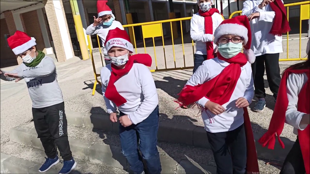 Baile de Navidad de 3º de Primaria curso 2021-22