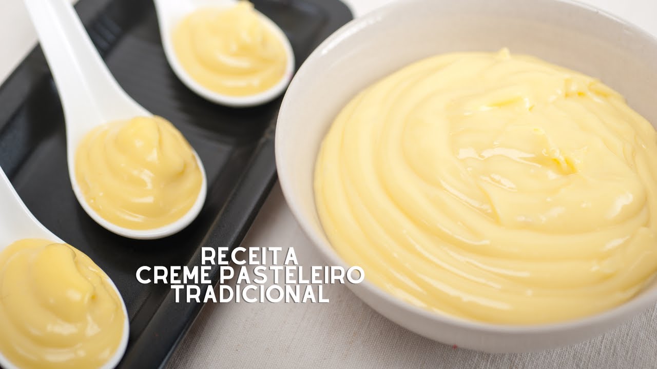 Aprenda aqui a fazer um delicioso Creme Pasteleiro Tradicional! 😊