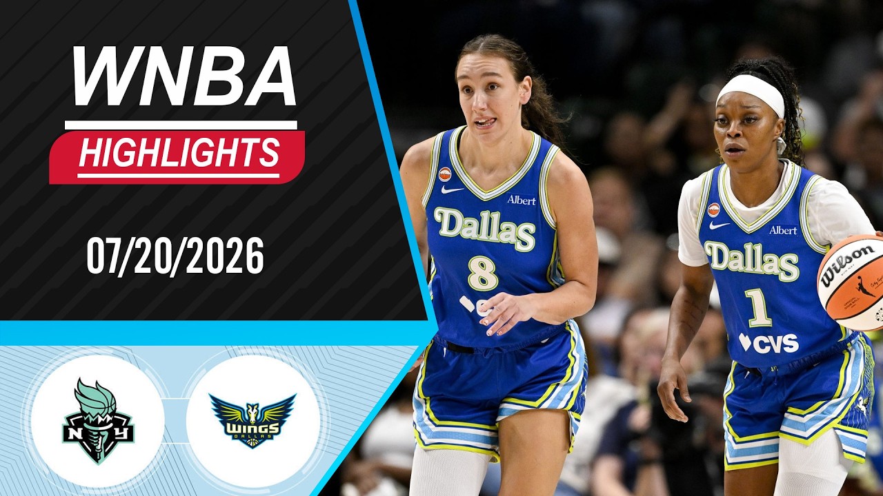 Лучшие моменты матча New York Liberty против Dallas Wings 20 июля 2026 г. | WNBA 2026