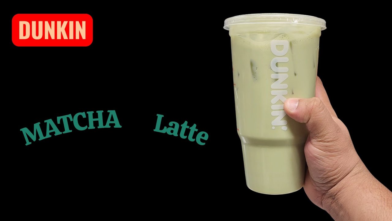 Матча-латте от Dunkin Donuts (без льда)