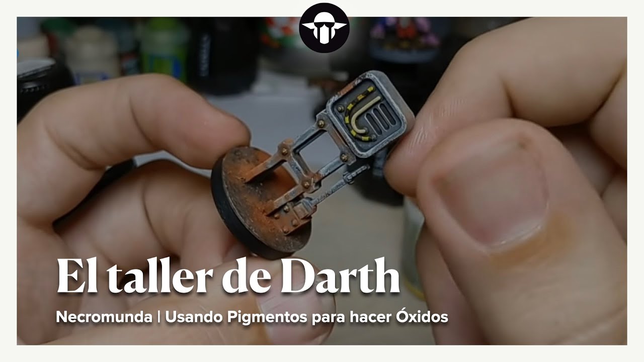 Usando pigmentos para hacer óxido