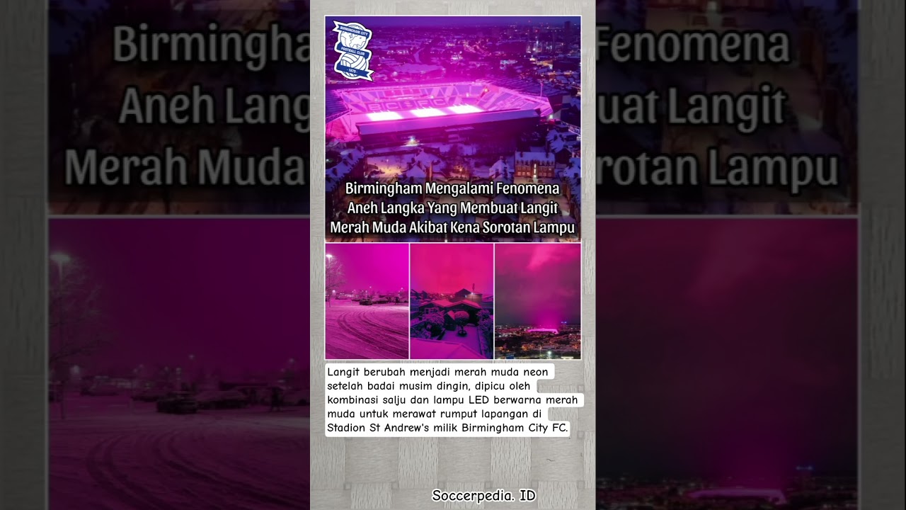 Aurora warna pink? 