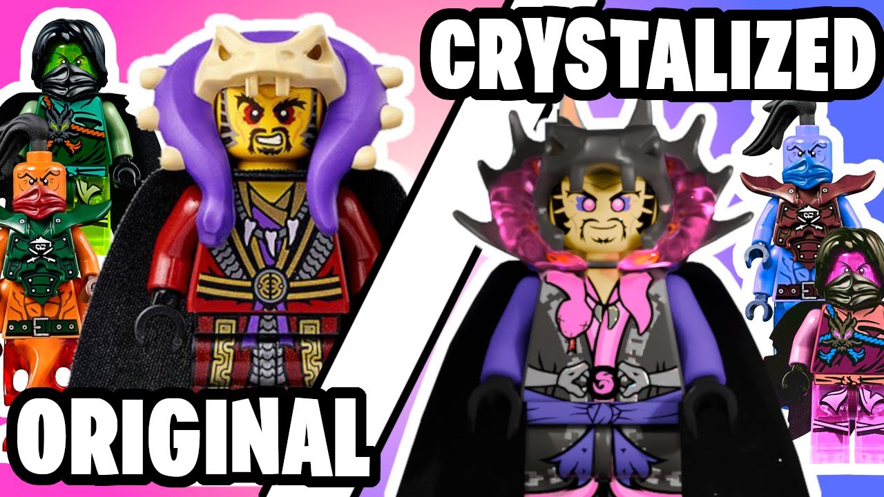 Что если бы ранние злодеи Ниндзяго были в CRYSTALIZED?
