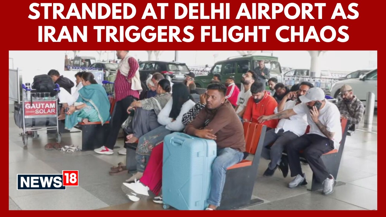Middle East Crisis Triggers Flight Chaos | Passengers Stranded at Delhi Airport | N18V