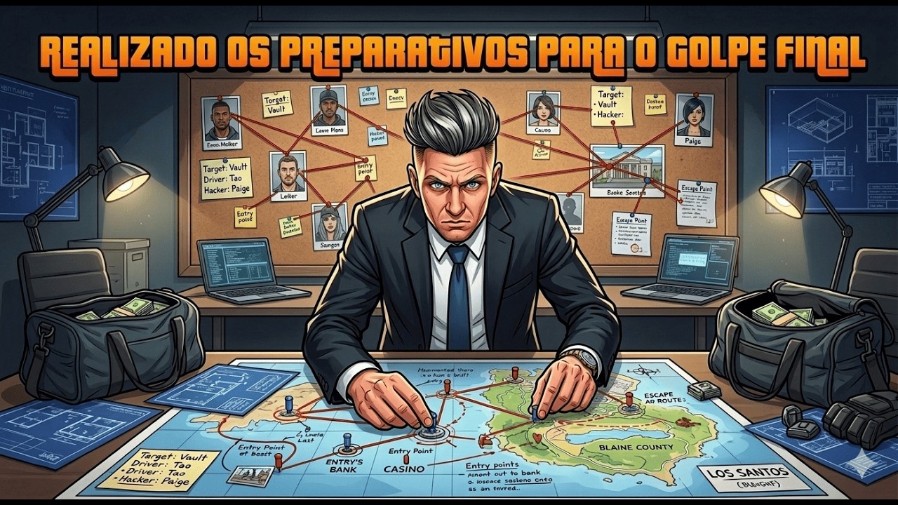 TODOS OS PREPARATIVOS PARA O GOLPE FINAL!!