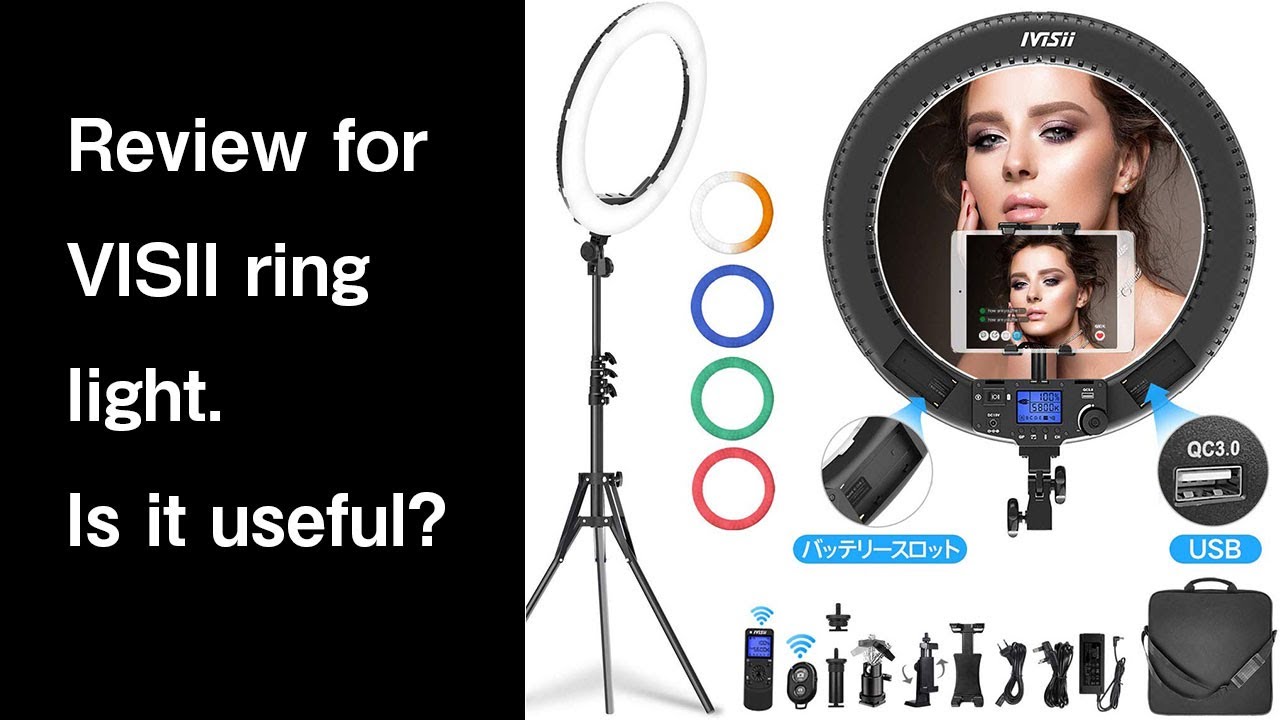 What is a useful ring light for vlog? IVISII Ring Light Review & FULL Setup.