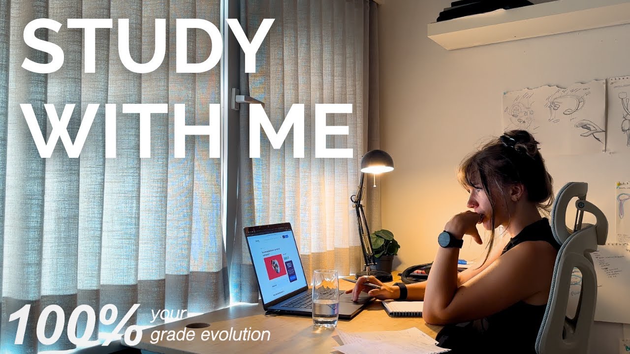 2-HOUR STUDY WITH ME | grade evolution & struggle with me