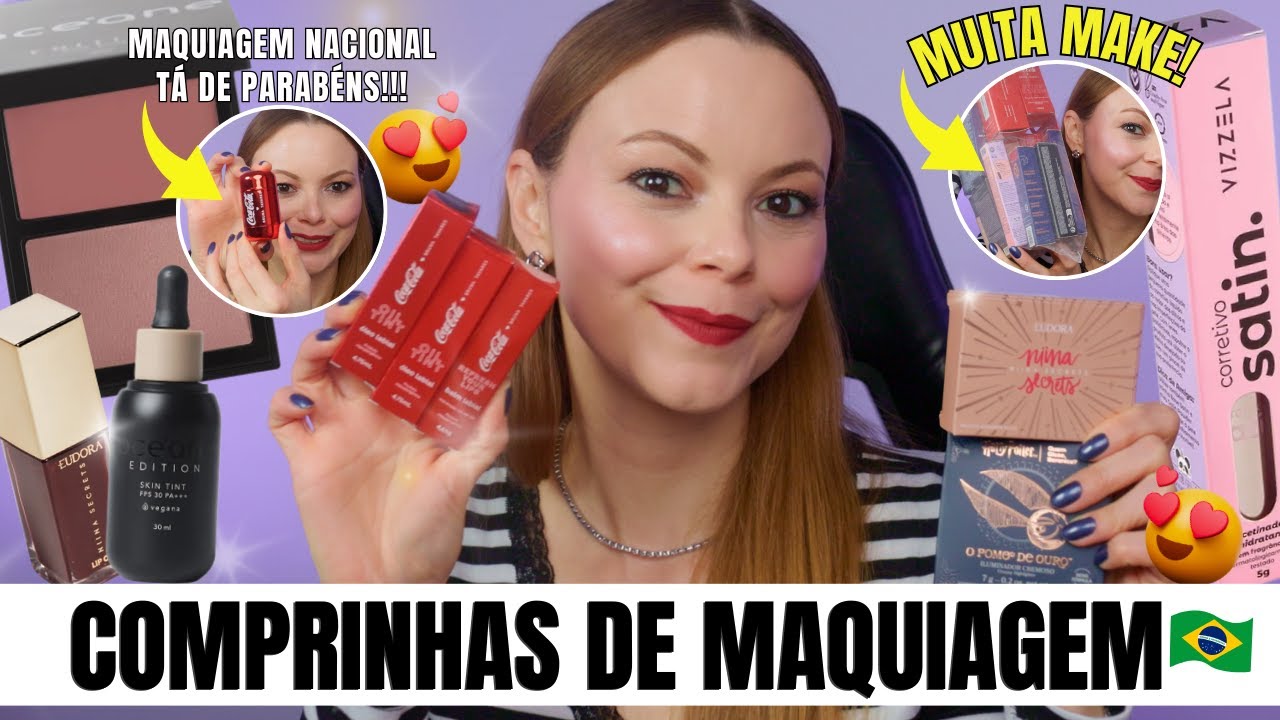 Comprinhas de MAQUIAGEM - NIINA SECRETS | BRUNA TAVARES | OCEANE e Mais😍
