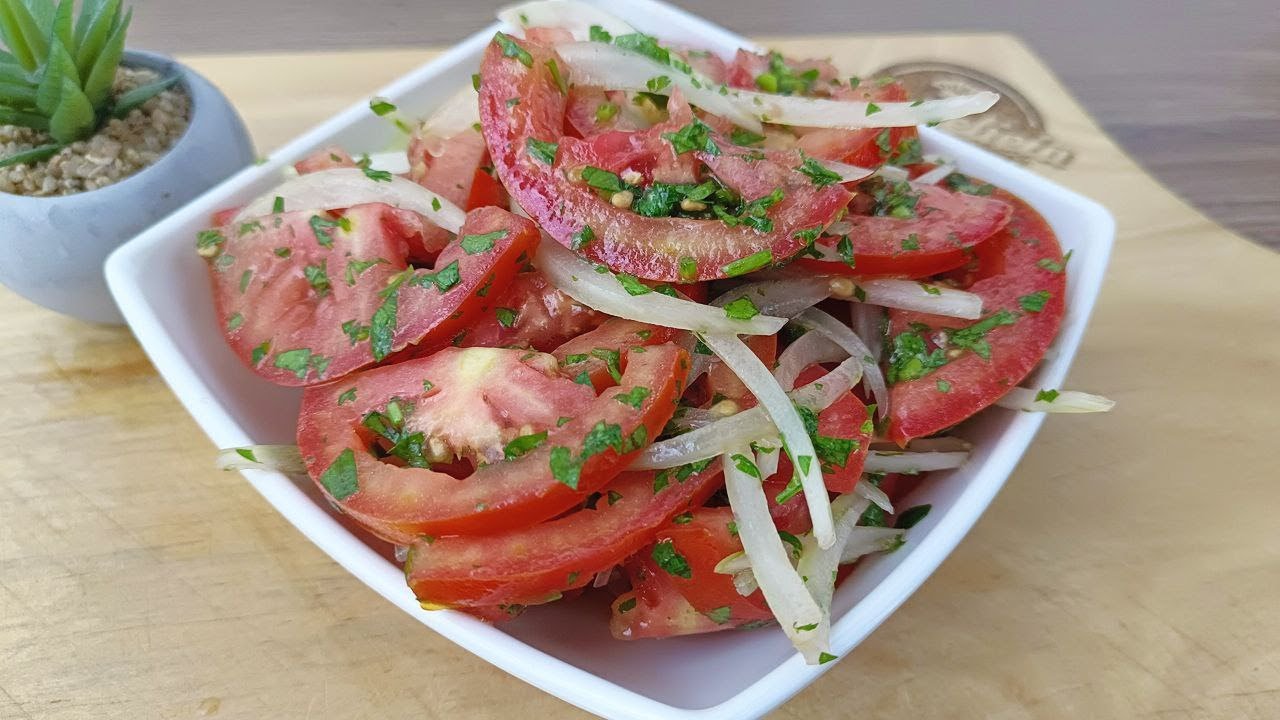 🥗🍅 Deliciosa, saludable, económica y fácil ensalada chilena. 🤤💥