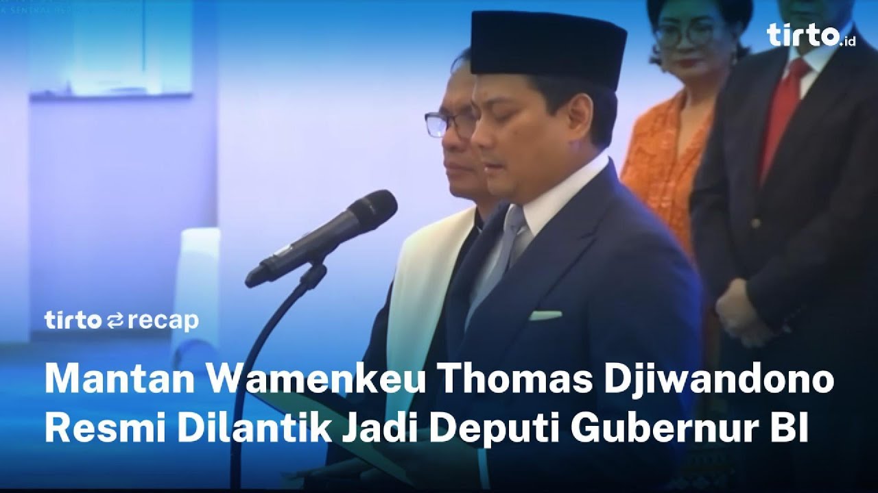 Thomas Djiwandono Resmi Dilantik Jadi Deputi Gubernur BI 2026-2031
