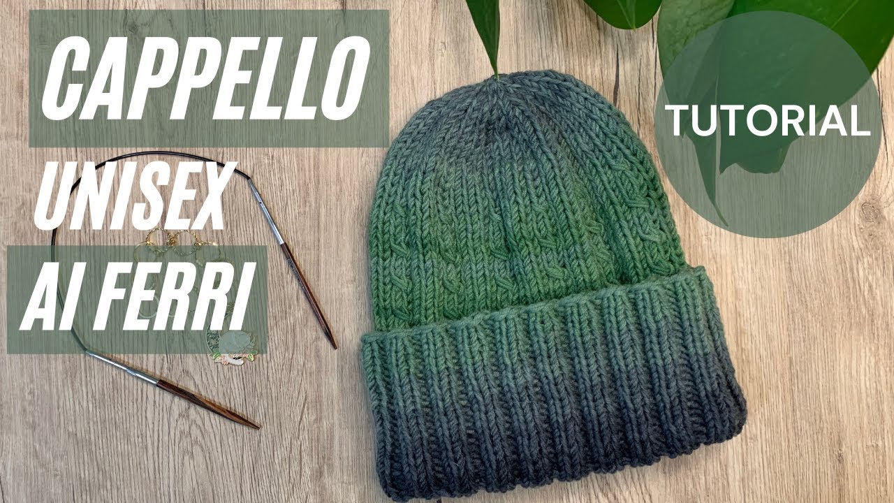 Tutorial cappello di lana dall'inizio alla fine. Anche per i principianti!