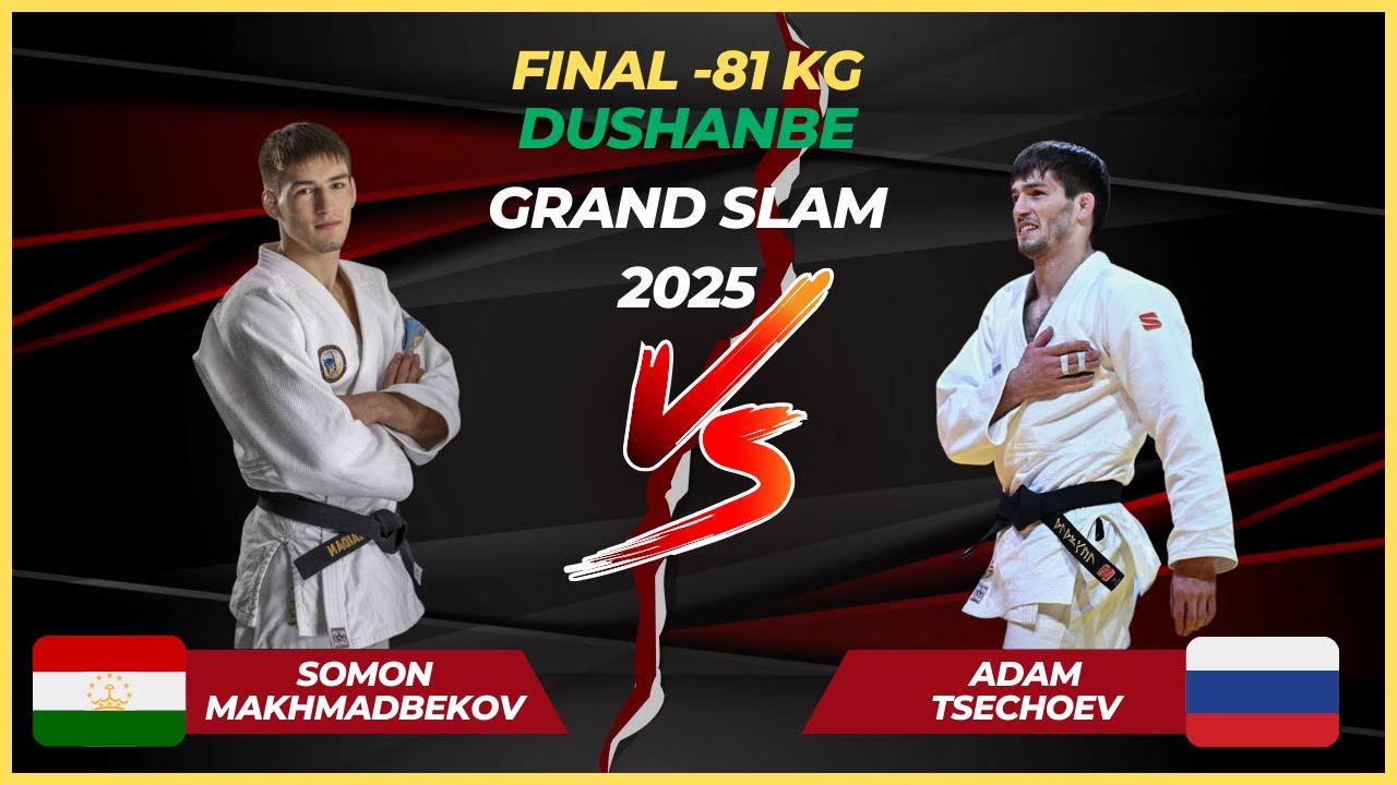 🏆 Final -81 Kg | Somon MAKHMADBEKOV (TJK) vs Adam TSECHOEV (RUS) | Dushanbe Grand Slam 2025 🏆