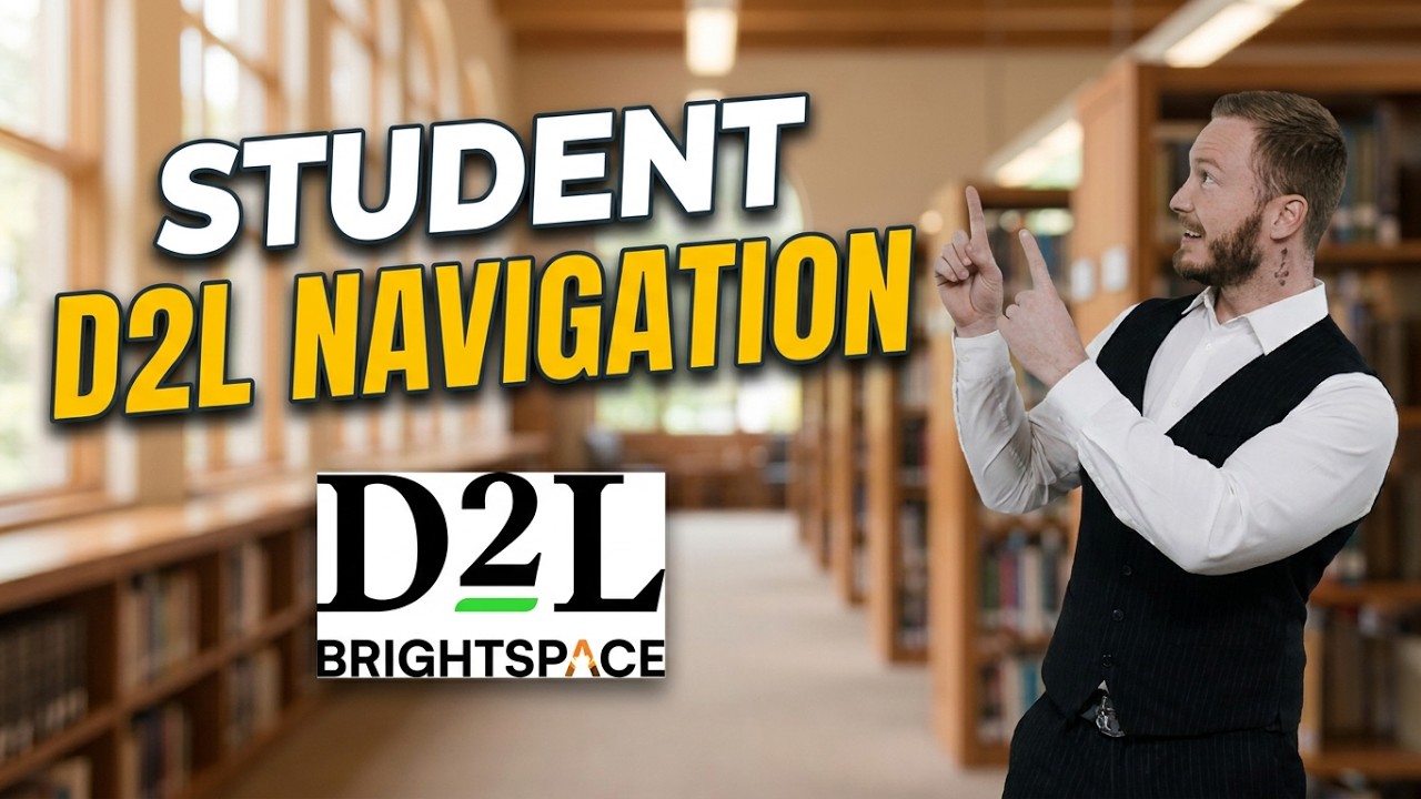 D2L | Brightspace - Student - D2L Navigation