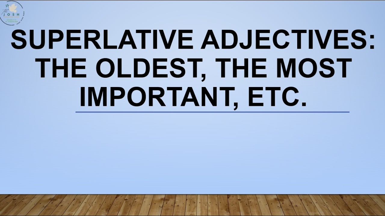 A1 English Grammar Lesson 29 | Superlative Adjectives | Learn English with Aime