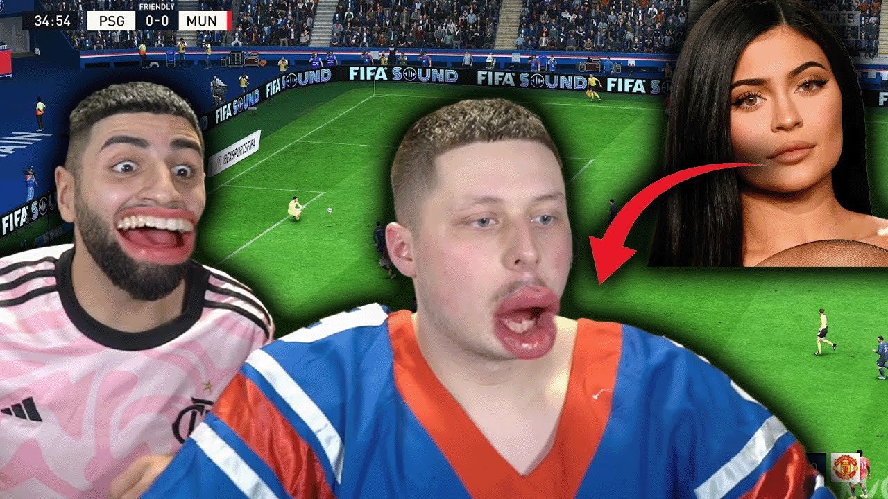 EA FC 24 MATCH wird EHRENLOS + KYLIE JENNER LIP STICK CHALLENGE | Jordan & Semih