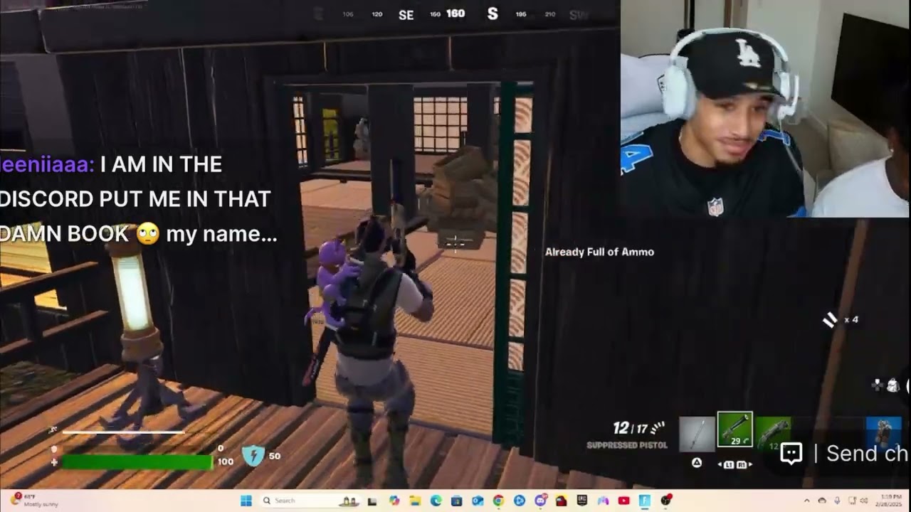 Twitch Stream - Louis Russell plays Fortnight with Dre