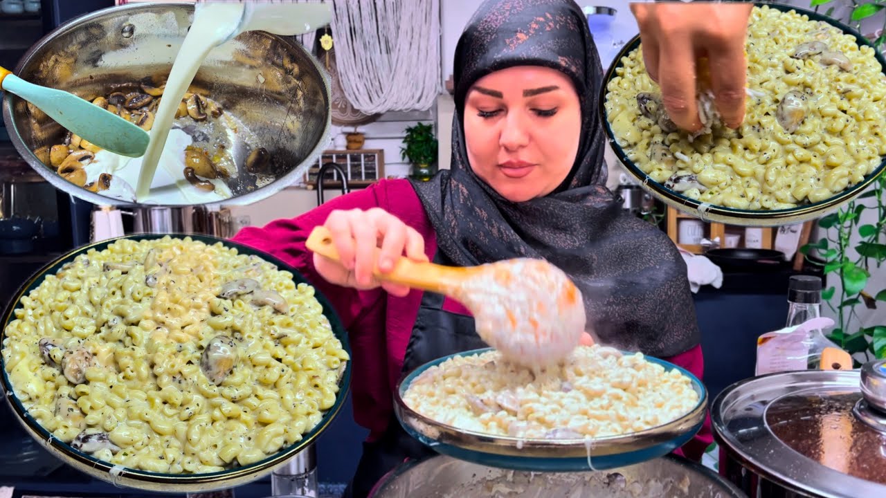 #food وداعا الكريمة طبخ الجاهزة استخدمي طريقة شيف غفران نفس الطعم نفس النكهة بدون طحين بدون نشا ￼