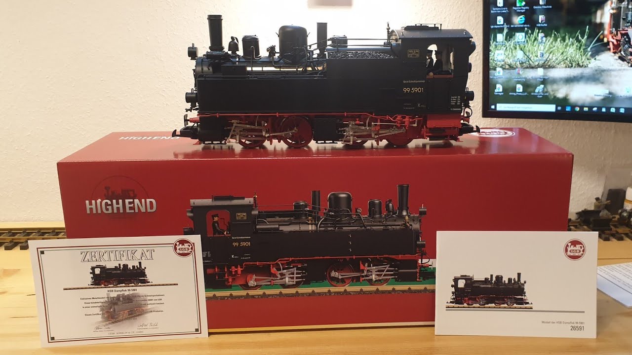 Unboxing LGB HSB 99 5901 Mallet HighEnd Modell